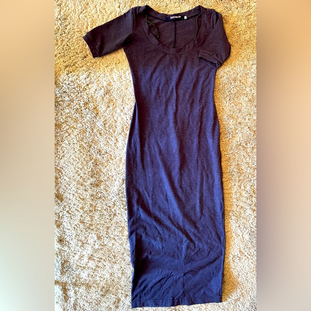 Vintage 90s French Connection body con maxi dress